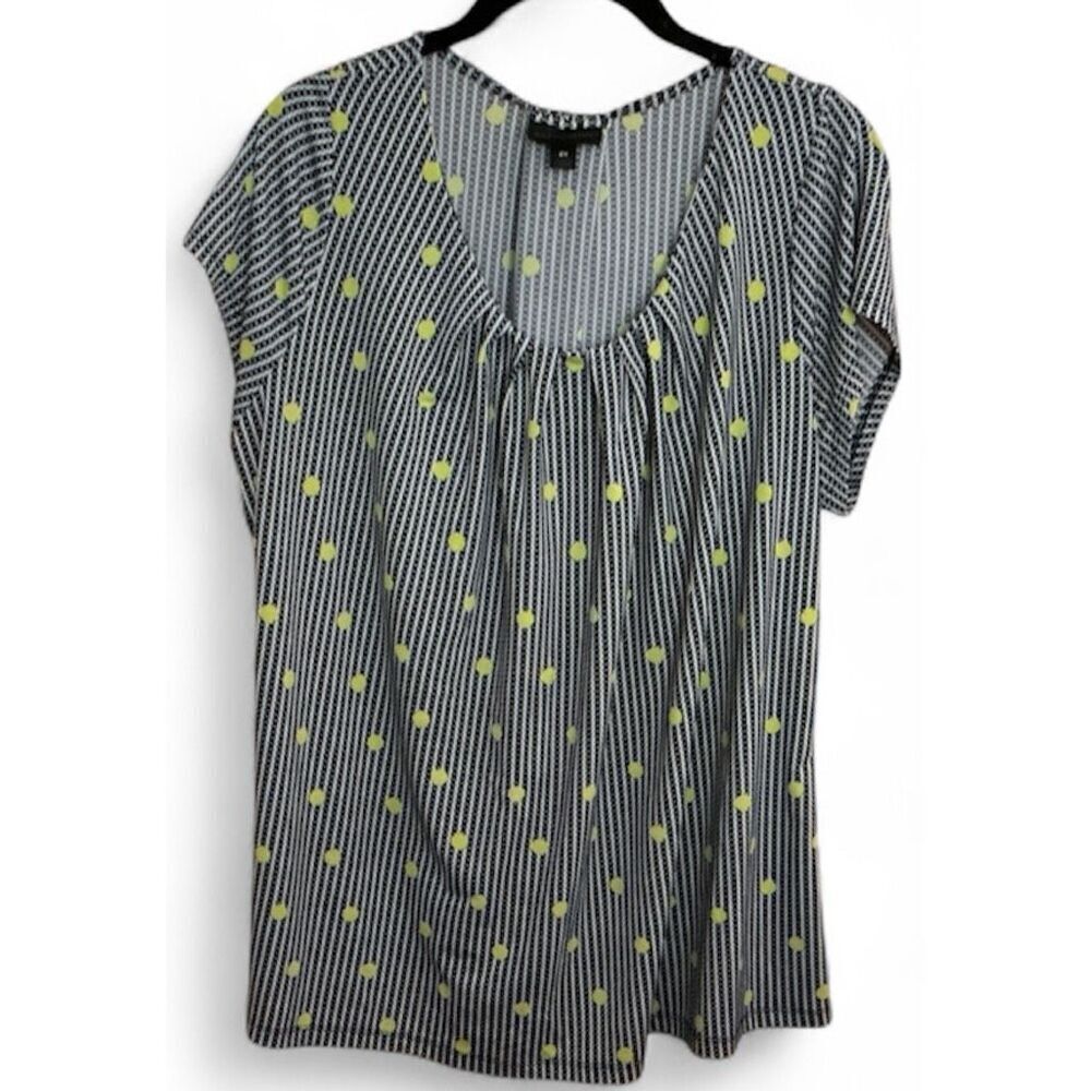 Worthington Cap Sleeve Top Blouse 2X